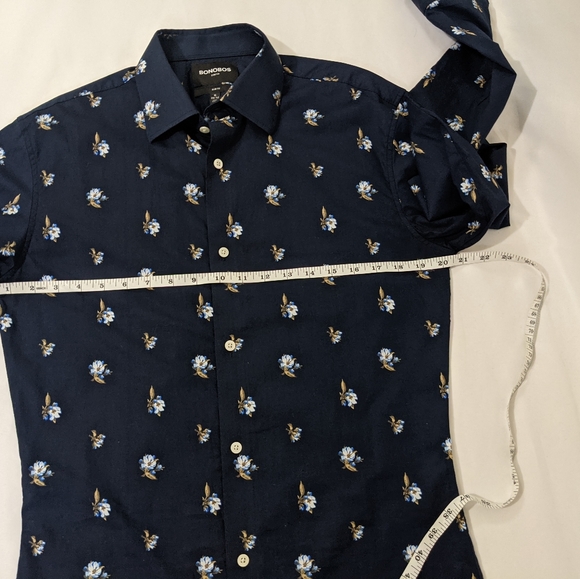 Bonobos Valley Floral Trim Fit Long Sleeve Shirt - Picture 7 of 9